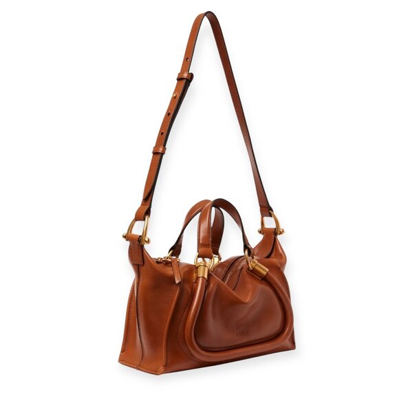 CHLOE Small "Paraty 24" Bag in Clay Brown - Picture 4 of 11